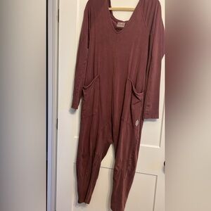 FP Movement by Free People Burgundy Jumpsuit